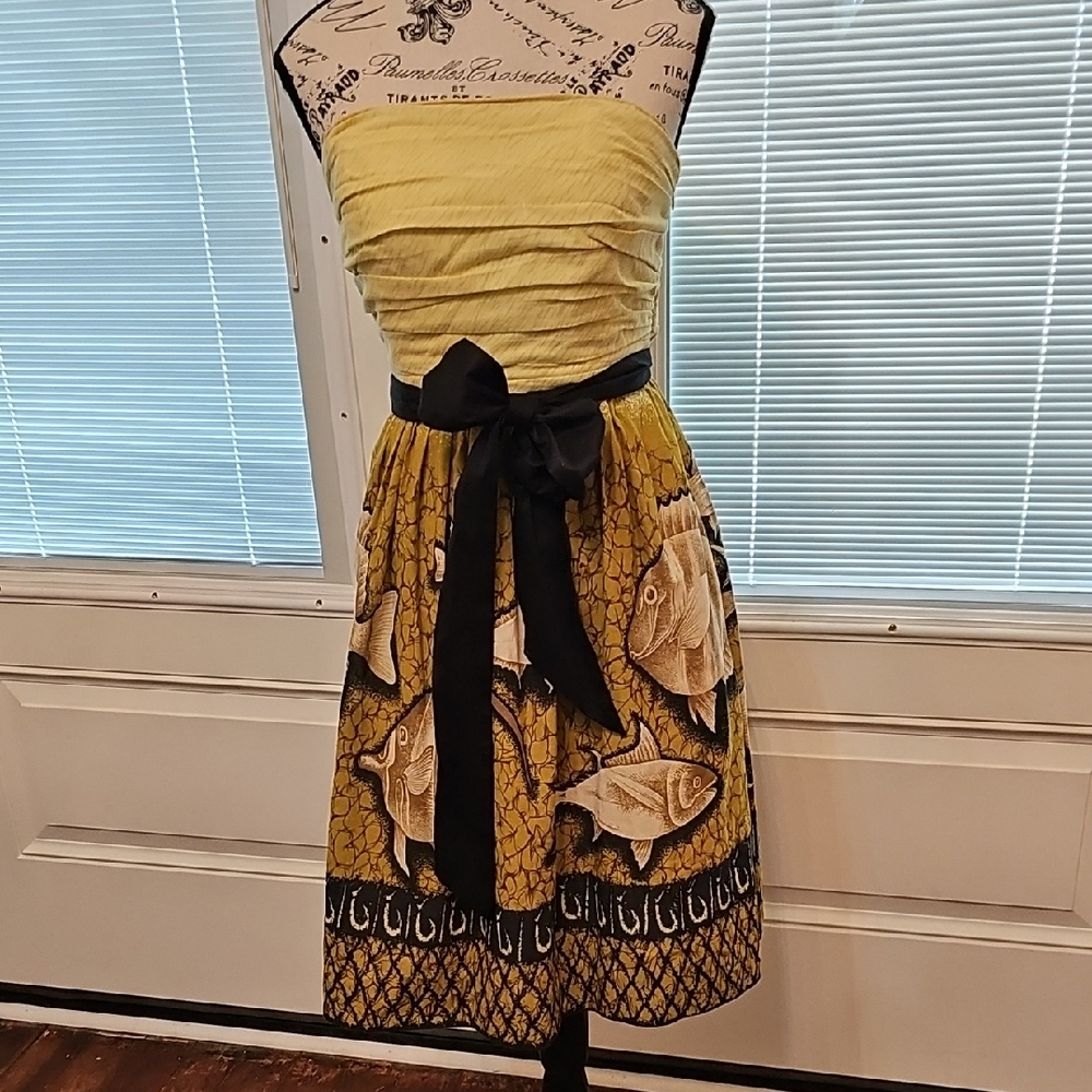 Anthropologie Vanessa Virginia Fish Dress